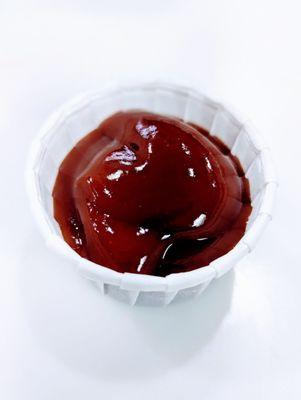 Enjoying the ketchup before the change