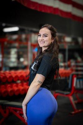 Female personal trainer