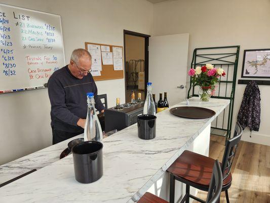 Taste fine wine at Buckhorn Vineyards