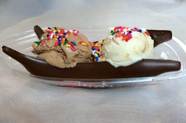 Chocolate Banana Split