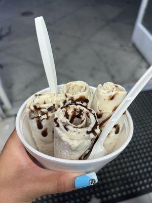 Rolled ice cream