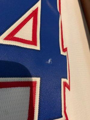 New Jersey that only had a drink stain when I turned it in