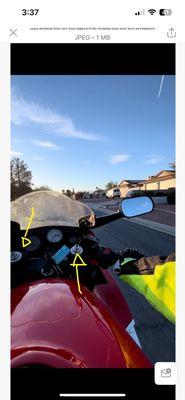 The right fork was replaced and rebuilt wrong and the preload adjuster can't be adjusted evenly.