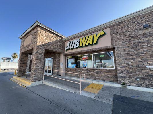 1/14/25 FYI. Exterior, entrance. Subway closed