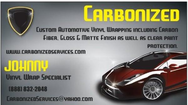 Carbonized-custom Vinyl Wrapping
