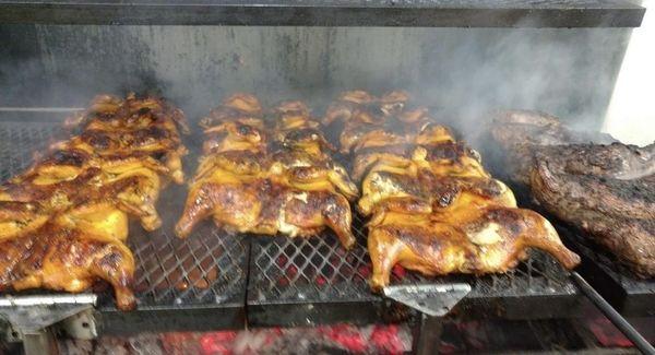 Grilling some Baja Style Chicken and Tri-Tip!!!