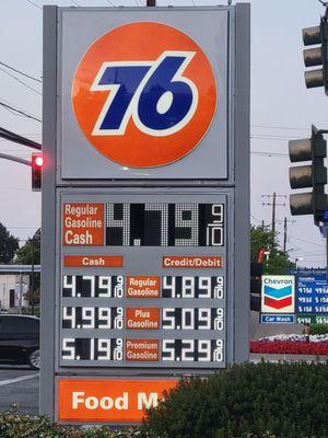 June 2025- it's a 76 station now