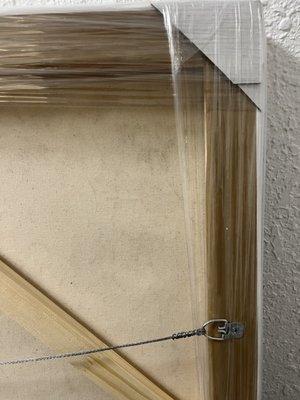 Beautiful wrapping to protect your art