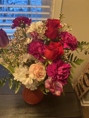 Valentine flowers, 2024