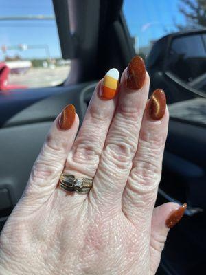 My nails for October!