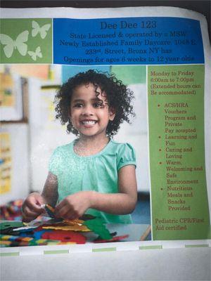 Dee Dee 123 Daycare