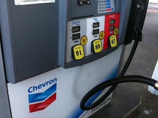 $3.79 for 87 on 10/23/2011