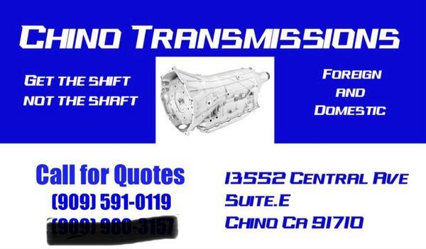 Certified Transmission