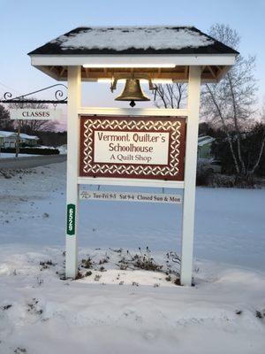 Vermont Quilter's Schoolhouse