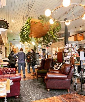 We have great shopping and comfortable places to take a break too.