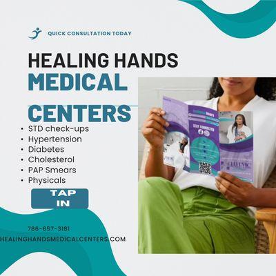 Healing hands quick consultation requirements