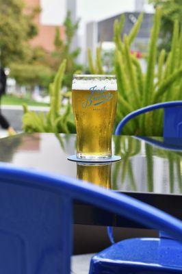 A beer worth slowing down for. Brewed in Richmond, poured fresh in SF. This is what we call golden hour. #BeerWithAView