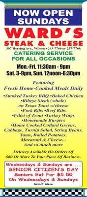 Ward's Steak & Cheese