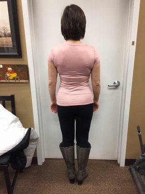 This photo was taken after I lost 20lb!