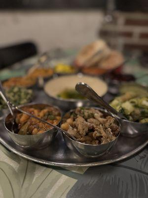 Salatim is included with an entree