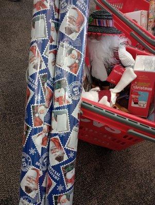 Check out this cool wrapping paper! 75% off for next year!