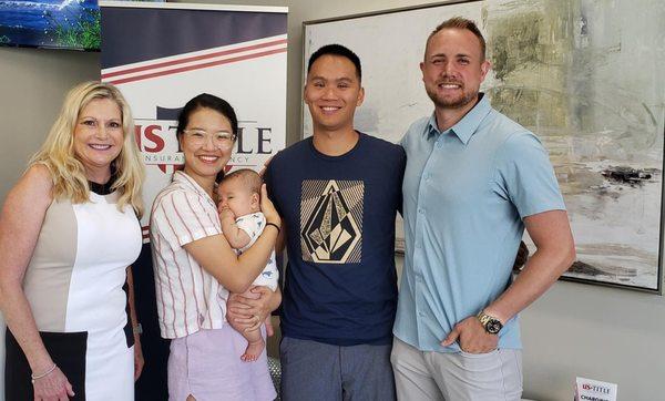 Happy Axia Home Loan Borrowers on closing day.