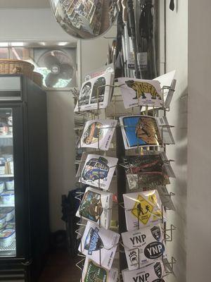 Postcards and stickers (6 for $2)