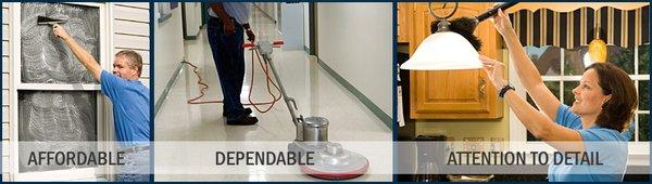 Professional Janitorial Service. Affordable, Dependable, Attention to detail.