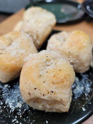 Garlic knots baked fresh