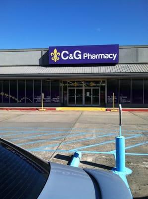 Redesigned front entrance