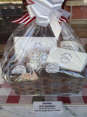 We offer Gift Baskets, Gift Boxes and Shipping for the Holidays