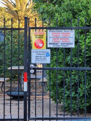 Vernon Vehicle Storage