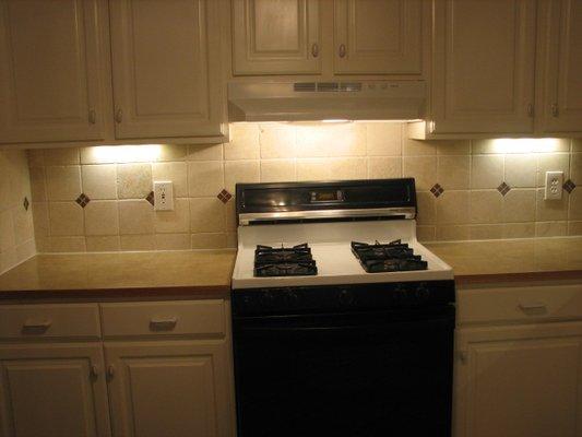 Kitchen backsplash