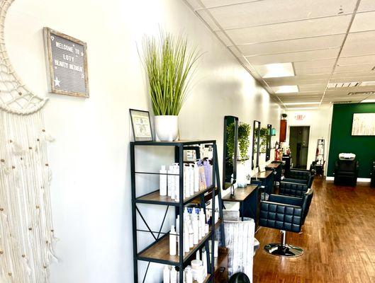 LoTy Beauty Retreat booth rental hair salon in Sugar Land, TX