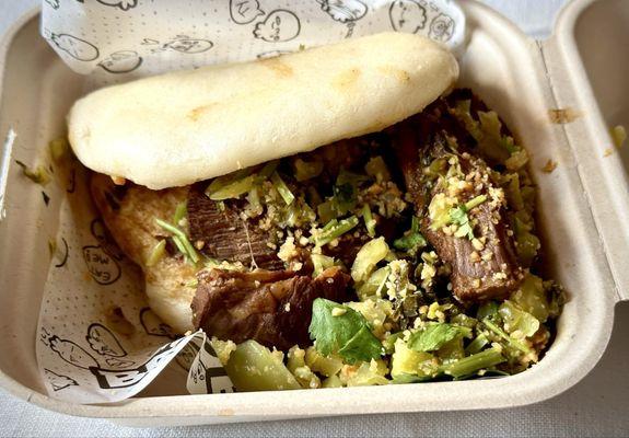 My delicious pork belly Bao! Yummy!