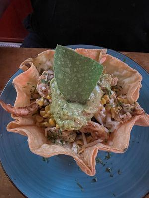 Grilled chicken burrito bowl