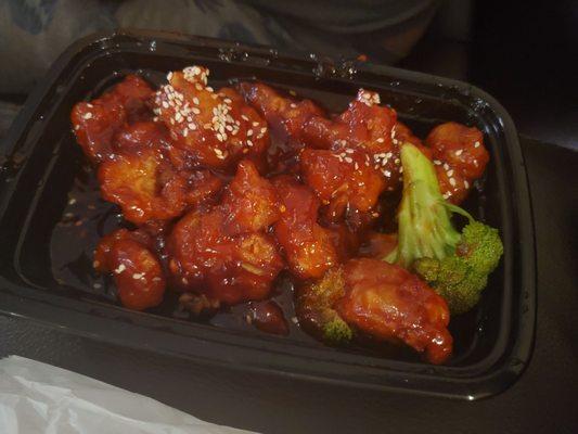 Sesame Chicken (this is the small portion)