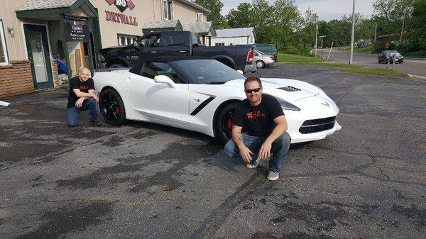 Got a Corvette ready for a car show and it won best in its class!