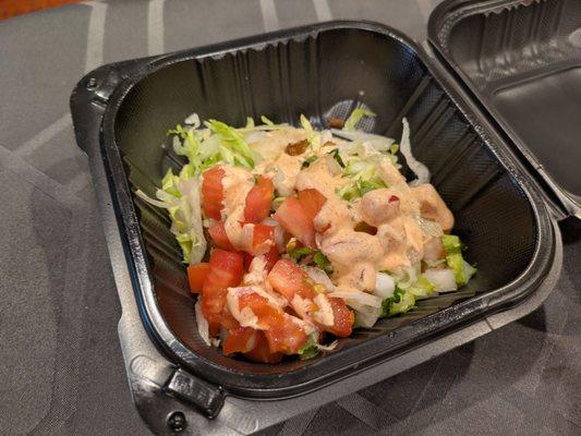 Fish Taco. Good flavor but my batter was a little soggy.