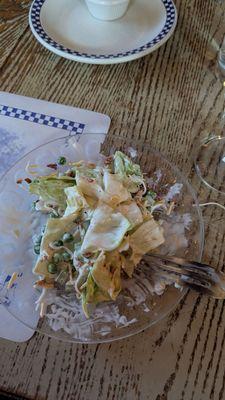 I hate green peas but this salad was goooooood!