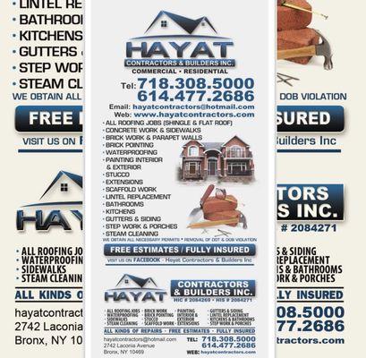 Hayat Contractors and Builders