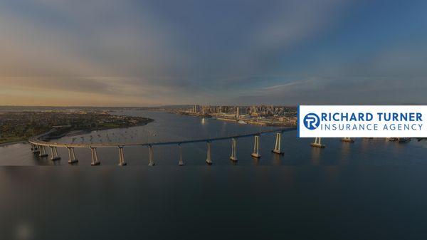 Coronado Bridge with logo.