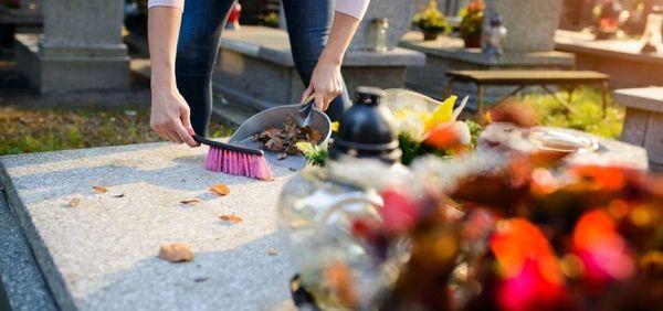 General cleaning of Gravesites.