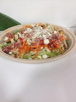 The Buffalo Chicken Rice Bowl. Very fresh!