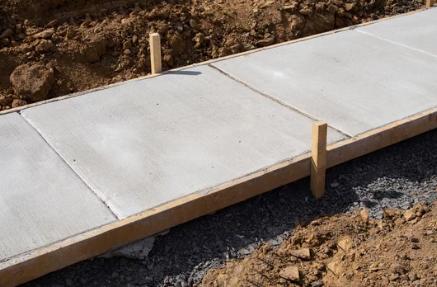 We do concrete sidewalks and driveways!