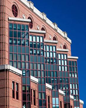 Commercial window installation