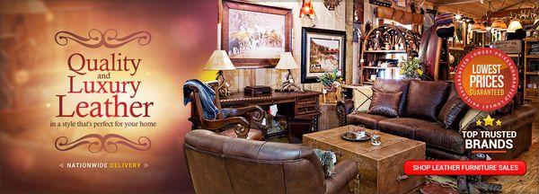 We offer an extensive collection of western art framed in whip-stitched leather, reclaimed wood and cowhide