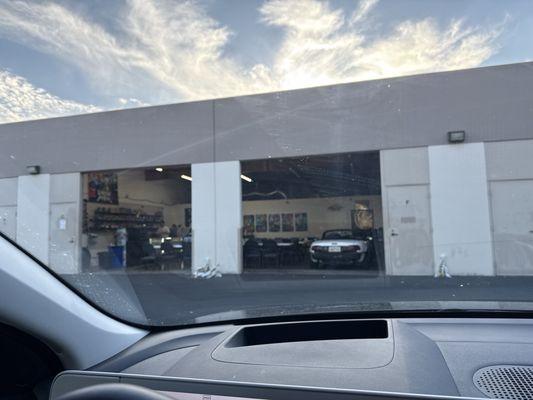 This is the store. You enter from the back