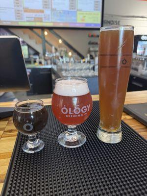 Nice assortment of beers and spirits