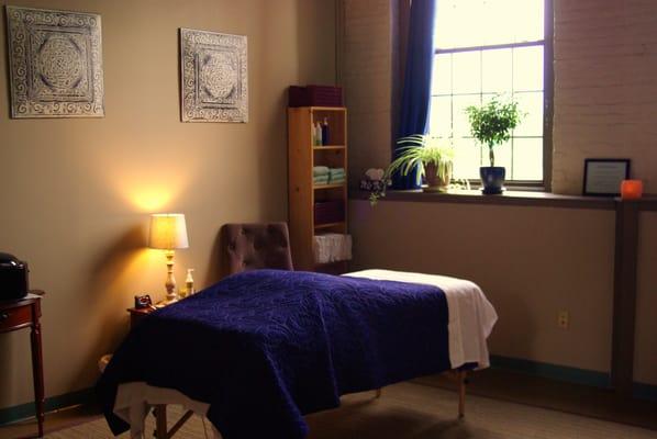 Tammy's Massage Therapy room.